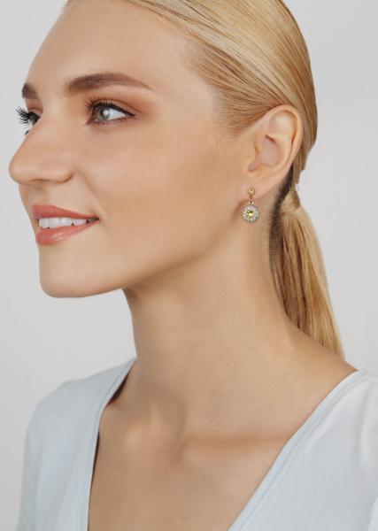 Yellow - Spell on you earrings (dangling) - Konplott